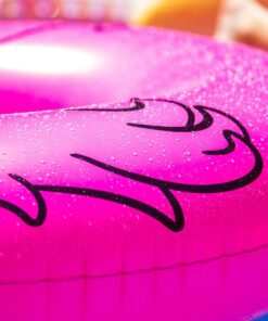 BigMouth Inc. Pink Flamingo Pool Float, Inflates to Over 4ft. Wide, Funny Inflatable Vinyl Summer Pool or Beach Toy, Patch Kit Included 30 7159sWZVzoL