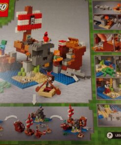LEGO Minecraft The Pirate Ship Adventure 21152 Building Kit (386 Pieces) 29 715AAsbG5L