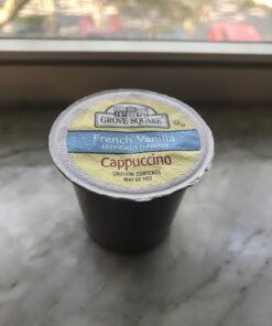 Grove Square Cappuccino Pods, French Vanilla, Single Serve , 24 Count (Pack of 1) 24 Count (Pack of 1) 27 715AIy v6NL