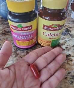 Nature Made Prenatal with Folic Acid + DHA, Prenatal Vitamin and Mineral Supplement for Daily Nutritional Support, 90 Softgels, 90 Day Supply 90 Count (Pack of 1) 40 715AtkG8ARL