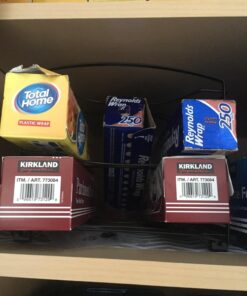 Deco Brothers Wrap Organizer Rack for Kitchen Cabinet, 3 Tier, Bronze 27 715AuE6oo5L