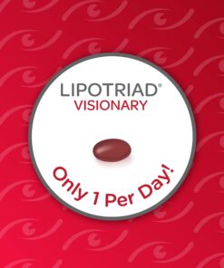 Lipotriad Visionary Eye Vitamin and Mineral Supplement with AREDS2® Ingredients in Our own Custom Formula, 60 Count 60 Count (Pack of 1) 17 715BCmVq4SL