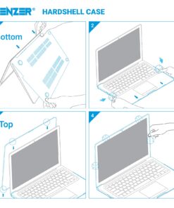 IBENZER Compatible with Old Version MacBook Air 13 Inch Case (2010-2017 Release). Models: A1466 / A1369, Plastic Hard Shell Case with Keyboard Cover for Mac Air 13, Crystal Clear, A13CYCL+1 For Macbook Air 13'' A1466/A1369 31 715BEErmCCL