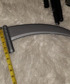 Kangaroo Grim Reaper Scythe Weapon – Prop for Halloween Parties – 40-inch Long Sickle for Kids and Adults – Costume Accessory – Plastic Prop 43 715CBqFlnrL