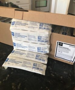 Care Touch 10ml Syringe with Luer Slip Tip - 100 Sterile Syringes – No Needle Great for Dispensing Oral Medicine and Home Care 10mL - 100 Count 41 715D FtNc7L