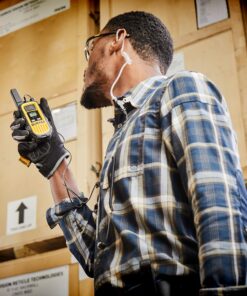 DEWALT DXFRS300 1 Watt Heavy Duty Walkie Talkies - Waterproof, Shock Resistant, Long Range & Rechargeable Two-Way Radio with VOX (2 Pack) 2 Pack 33 715D41k3CaL