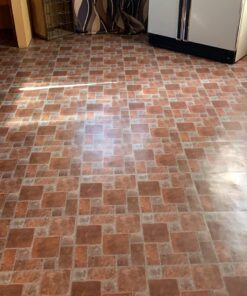 Nexus Self Adhesive 12-Inch Vinyl Floor Tiles, 20 Tiles - 12" x 12", Brick Pavers Pattern - Peel & Stick, DIY Flooring for Kitchen, Dining Room, Bedrooms & Bathrooms by Achim Home Decor 43 715DB2L8IdL