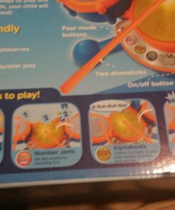 VTech KidiBeats Kids Drum Set, Orange Standard Packaging 39 715E2XoDZrL