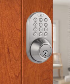 MiLocks DF-02SN Electronic Keyless Entry Touchpad Deadbolt Door Lock Satin Nickel 25 715FbJ5fxpL