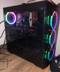 CyberpowerPC Gamer Xtreme VR Gaming PC, Intel Core i5-9400F 2.9GHz, NVIDIA GeForce GTX 1660 6GB, 8GB DDR4, 120GB SSD, 1TB HDD, WiFi Ready & Win 10 Home (GXiVR8060A7, Black) 39 715FgJM8fL 2