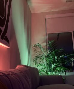 Philips Hue Smart Play Light Bar Base Kit, Black - White & Color Ambiance LED Color-Changing Light - 2 Pack - Requires Bridge - Control with App - Works with Alexa, Google Assistant and Apple HomeKit 2-Pack with Plug 50 715GhxU5D6L 1