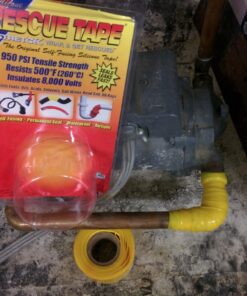 Rescue Tape, Self-Fusing Silicone Tape, Emergency Plumbing Pipe & Radiator Hose Repair, Electrical Insulation, Military Std, 1" x 12', Yellow 19 715HJp5XpBL