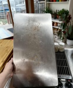 Reston Lloyd Rectangular Burner Cover, Stainless Steel, Set of 2, Stainless Look 25 715HXvEtouL