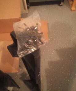 2x4basics 90164MI Custom Work Bench and Shelving Storage System, Black Work Bench with Shelf 62 715IF33T3VL