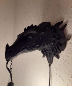 Design Toscano Marshgate Castle Dragon Electric Wall Sconce Light Fixture, Greystone 32 715Iy4IQhFL