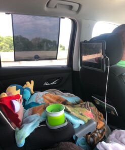 TFY Universal Car Headrest Mount, Fits 7-11 Inch Tablets - iPad, Samsung Galaxy Tab & Note, Adjustable Strap, Detachable, Portable, No Protruding Parts 52 715JFfCirL 1