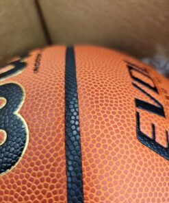 WILSON Evolution Indoor Game Basketballs - Size 5, Size 6 and Size 7 Brown - Game Ball Size 7 - 29.5" 34 715JdNLavTL