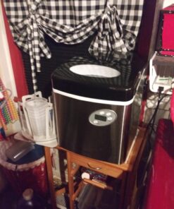 Newair Portable Ice Maker 50 lb. Daily, 12 Cubes in Under 7 Minutes - Compact Countertop Design - 3 Size Bullet Shaped Ice - for Kitchen/Office/RV/Bar - Stainless Steel 35 715JnwPy3CL