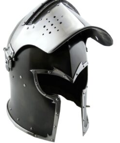 VTC Helmet New Black Barbuta Roman Gladiator Armor Helmet, Adult 72 cm inner circumference 11 715K mHop7L