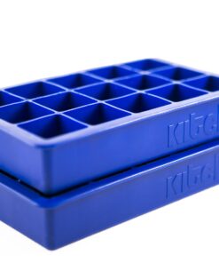 Kitch Cube Ice Tray 2 Pack Silicone Ice Cubes - Cobalt Blue 12 715KTgVZvL