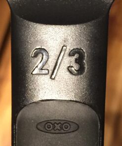 OXO Good Grips 6- Piece Plastic Measuring Cups, Black 19 715KhS4eoCL