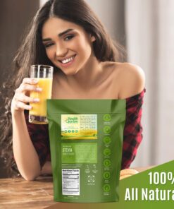Health Garden Stevia Sweetener Powder - 4:1 Sugar Substitute - All Natural - Gluten Free - Keto Friendly - Tastes Like Sugar (2 lbs) 2 Pound (Pack of 1) 13 715KvB03YGL