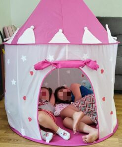 SueSport Girls Princess Castle Play Tent, Pink 44 715LXQPhDLL