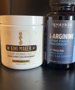 Extra Strength L Arginine - 1200mg Nitric Oxide Supplement for Muscle Growth, Vascularity & Energy - Powerful NO Booster with L-Citrulline & Essential Amino Acids to Train Longer & Harder 60 Count (Pack of 1) 23 715LkuQK1L