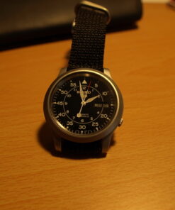 SEIKO Men's SNK809 5 Automatic Stainless Steel Watch with Black Canvas Strap 65 715M65G7dZL