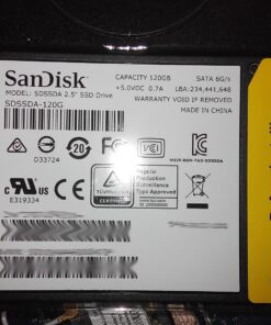 SanDisk SSD Plus 120GB Solid State Drive - SDSSDA-120G-G26 120 GB 28 715MSq1Y1L