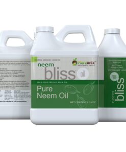 Neem Bliss - Pure Neem Oil for Plants - Organic Neem Oil Spray for Plants, 100% Cold Pressed Neem Oil - OMRI Listed Pure Neem Oil - All-Natural Neem Oil Concentrate Leaf Polish For Plants (16 Fl Oz) 16 Fl Oz 23 715Mt2kVvxL