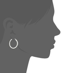 Lucky Brand Silver-Tone Small Hammered Round Hoop Earrings 6 715MwgZWX7L