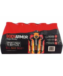 BODY ARMOR Sports Drinks Variety Pack 16 oz bottle, 15 Count Mixed Fruit 16 Fl Oz (Pack of 15)
