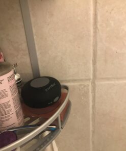 SoundBot SB510 HD Water Resistant Bluetooth Shower Speaker, Handsfree Portable Speakerphone with Built-in Mic, 6hrs of Playtime, Control Buttons and Dedicated Suction Cup for Showers (Black) Black 45 715Ns8pinGL