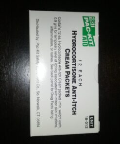 First Aid Only 18-012 Hydrocortisone Cream Packets, 12 Count 27 715NwTF5a7L 1