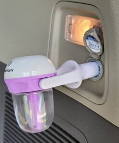 MIGHTYDUTY Car Air Humidifier Aromatherapy Essential Oil Diffuser Freshener Diffuser Purple 23 715OROoSzQL
