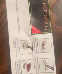 TOPGRILLZ Gold Grills for Your Teeth 18K Gold Plated Hip Hop Custom Fit Polished Teeth Grillz for Men and Women with 4 Silicon Molding Bars Rapper Costume Gold 6 Fangs 28 715Ow6VYnbL