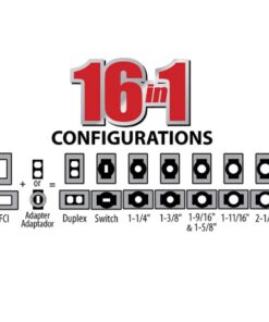 TayMac MM410W Single-Gang Horizontal/Vertical Mount Weatherproof In-Use Cover, 16 in 1, 2.75 in, White 1 Gang Standard 14 715PdUvSslL
