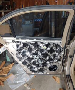 Dynamat 10455 18" x 32" x 0.067" Thick Self-Adhesive Sound Deadener with Xtreme Bulk Pack, (9 Sheets) , Black Sound Deadner 42 715PfjczcjL