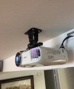 QualGear PRB-717-Blk Ceiling Mount Projector Accessory,Black Mount Black Mount 51 715RdO53OKL