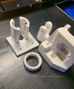 HATCHBOX ABS 3D Printer Filament, Dimensional Accuracy +/- 0.03 mm, 1 kg Spool, 1.75 mm, White, Model Number: 3D ABS-1KG1.75-WHT 32 715Rh pkFlL