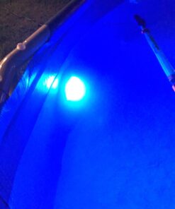 Intex Underwater LED Magnetic Above Ground Wall Pool Light with Magnetic Transmitter and 4 Different Color Options, Multicolor/White Wall Light 45 715S8Ba3d3L