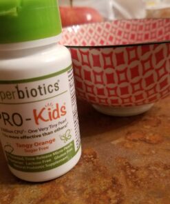 Hyperbiotics Pro Kids Probiotics | Vegan Daily Digestive Probiotic for Kids | Tiny Pearl Tablets | Easy to Swallow for Children | Gluten, Dairy & Sugar Free | Ages 3 & Up | Orange Flavor | 60 Count 43 715SuV9JIOL