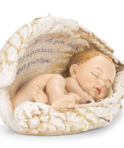 Joseph's Studio 4.25 Inch Tall Sleeping Baby in Wings Figurine 20 715TCuYHBuL