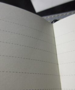 2 Pack Classic Ruled Notebooks/Journals - Premium Thick Paper Faux Leather Writing Notebook, Black, Hard Cover, Large, Lined (5.4 x 8.3) 46 715TbCzm04L