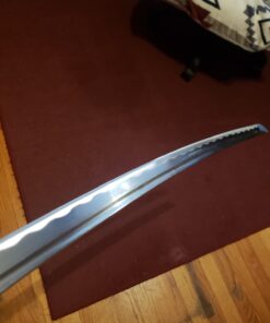 MAKOTO Handmade Sharp Samurai Shirasaya Sword Rosewood Burgundy Red Scabbard Saya 42 715WLAny9 L