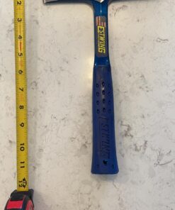 ESTWING BIG BLUE Welding/Chipping Hammer - 14 oz Slag Removal Tool with Forged Steel Construction & Shock Reduction Grip - E3-WC 32 715Wn4pI6cL