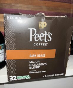 Peet's Coffee, Dark Roast K-Cup Pods for Keurig Brewers - Major Dickason's Blend 32 Count (1 Box of 32 K-Cup Pods) Major Dickason's - 32 K-Cups 32 Count (Pack of 1) 26 715X7lNJojL