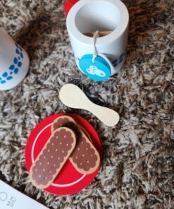 Melissa & Doug 20-Piece Steep and Serve Wooden Tea Set - Play Food and Kitchen Accessories | Play Tea Set, Pretend Play Tea Set Toy For Kids Ages 3+ 22 715XJrl2m L