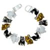 PammyJ Cat Bracelet Brown White and Black Cats 14 715YdOTTdL